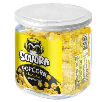 chi tiết Sovora Popcorn tube 70g Banana