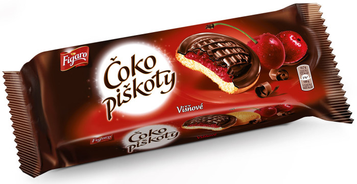 chi tiết Čokopiškoty Figaro višeň 147g