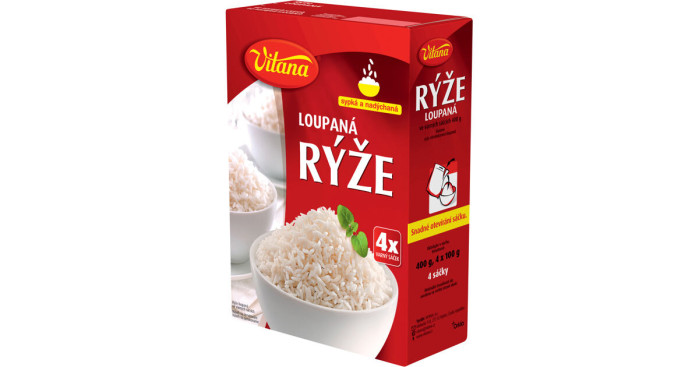 chi tiết Vitana Rýže loupaná varné sáčky (4x100g) 400g