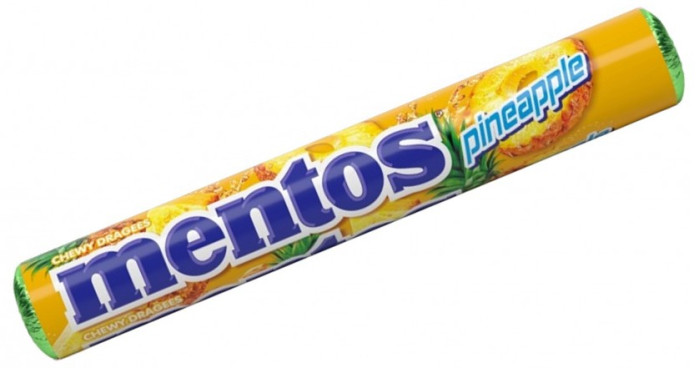 detail Mentos 37,5g Ananas