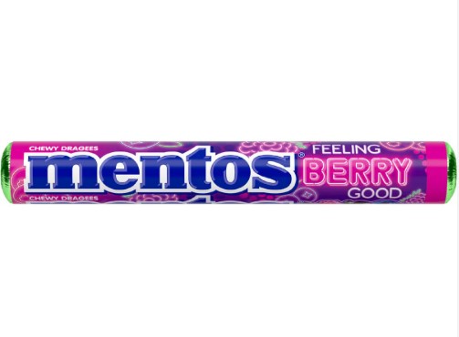 chi tiết Mentos 37,5g Berry Good
