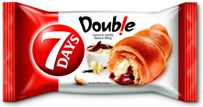 detail 7Days Croissant 80g kakao + vanilka