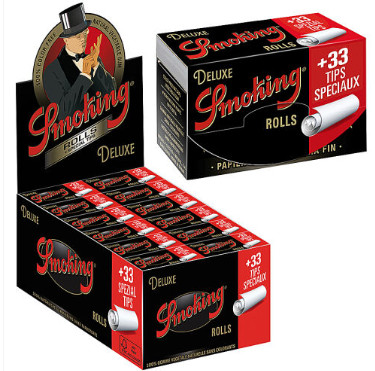detail PAPÍRKY SMOKING DELUXE ROLLS+ TIPS