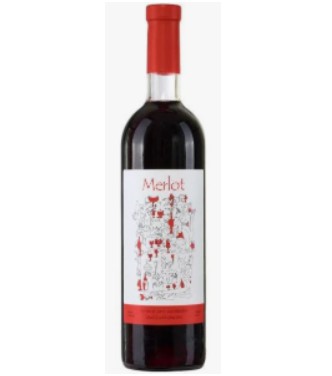 chi tiết Merlot-Červené víno polosladské 0,75l 12,5%