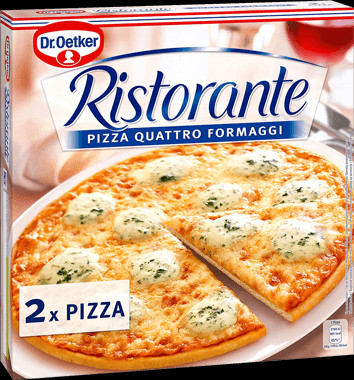 detail Dr. Oetker PIZZA Rist. Quattro Formaggi 325g X7