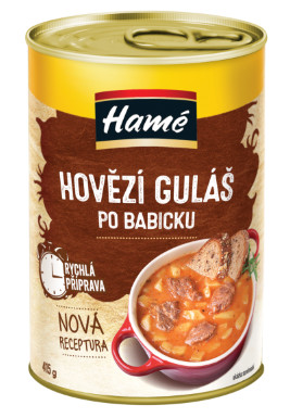 detail Hamé Hovězí guláš po babicku 415g - 10ks/kart