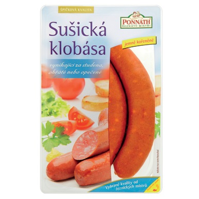 detail Ponnath Sušická Klobása 300g