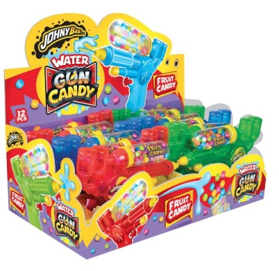 detail JB WATER GUN CANDY – vodní pistole + dražé 15g x 12