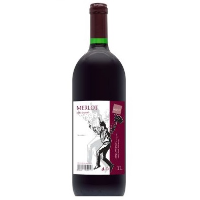 detail VinaCZ Merlot 1L