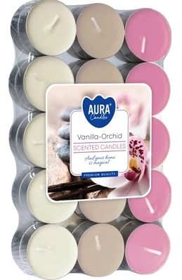 detail AURA Svička Vanilla - Orchid 30ks