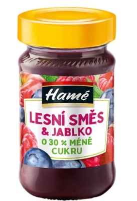 chi tiết Hamé Džem 230g lesní směs + jablko