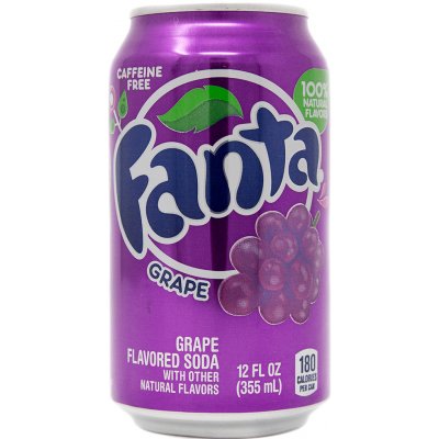 chi tiết Fanta 0,355L grape USA