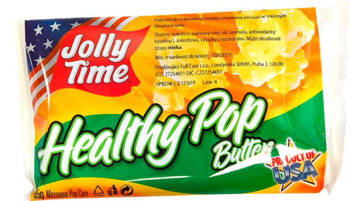 detail Jolly Time Popcorn 100g Healthy pop butter