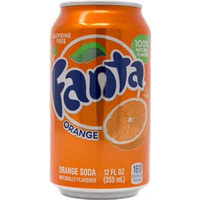 chi tiết Fanta Orange 355ml x 12 USA