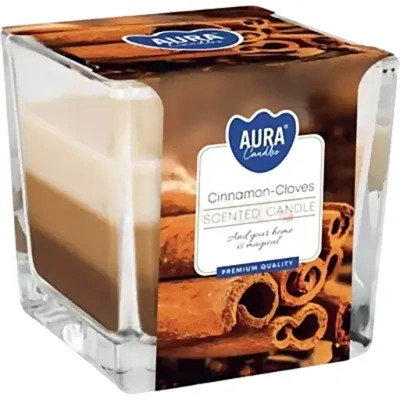 detail AURA 170g Svíčka Cinnamon – Cloves
