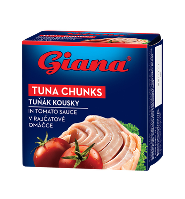 detail Giana Tunak 80g kousky v rajčatové omáčce