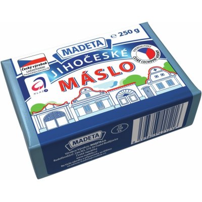 detail Madeta Jihočeské Máslo 82% 250g