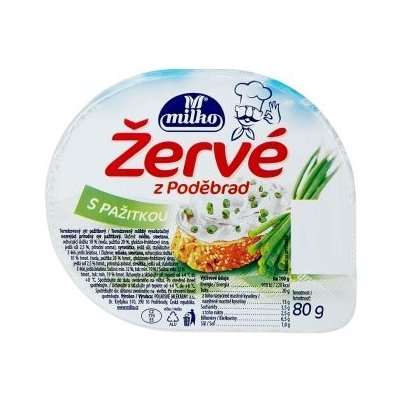 chi tiết Milko žervé s pažitkou 80g