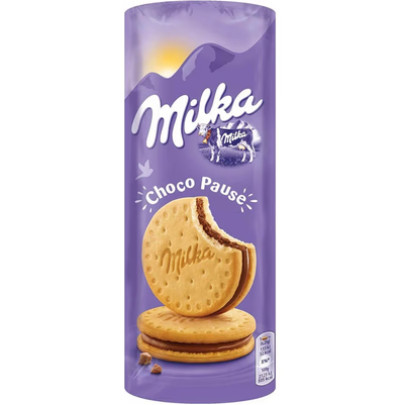 chi tiết Milka Choco Pause 260g - 18ks/kart