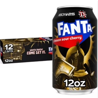 chi tiết Fanta 0,355L Crimson Cherry USA