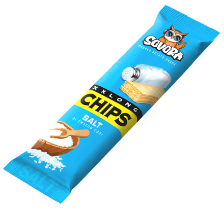 chi tiết Sovora Long Chips 70g Salt