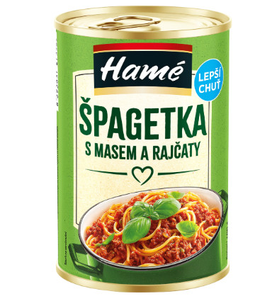 chi tiết Hamé 400g Špagetka s masem a rajčaty