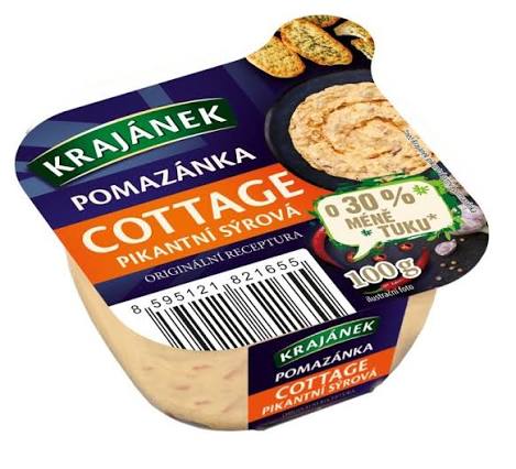 chi tiết Krajánek pomazánka cottage pinkantní sýrová 100g