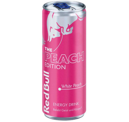 detail Red Bull 0,25L Peach Edition