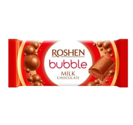 detail Roshen BUBBLE 80g Milk čoko