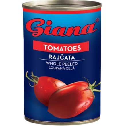 chi tiết Rajčatový 425ml cela loupana Giana