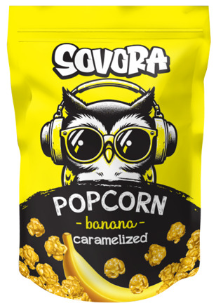 chi tiết Sovora Popcorn sáček 90g Banana