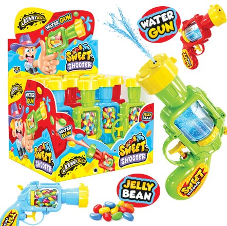 detail JB SWEET SHOOTER – vodní pistole + jelly beans 25g