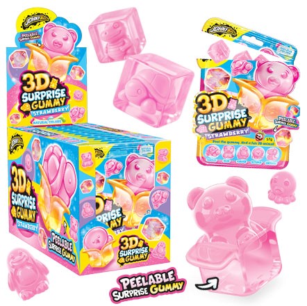 detail JB 3D SURPRISE GUMMY – želé zvířátka 57g x 12