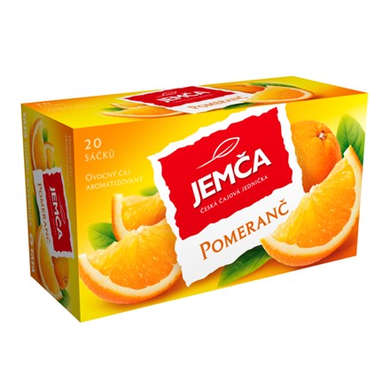 chi tiết JEMČA čaj 40g pomeranč