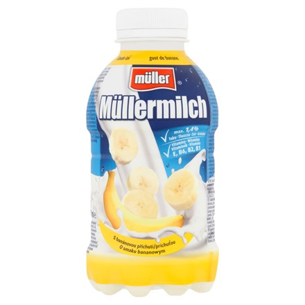 detail MULLER banán 1,4% 400g