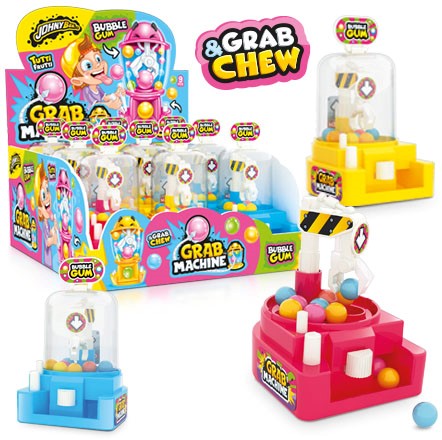 detail JB GRAB MACHINE – hračka s cukrovinkou 15g x 9ks