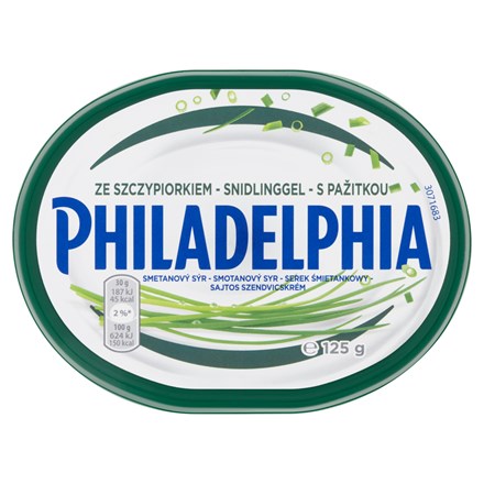 detail Philadelphia pažitka 125g