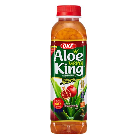 detail OKF Aloe vera 500ml - Granátové jablko