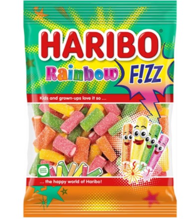 detail Haribo 175g Rainbow Fizz