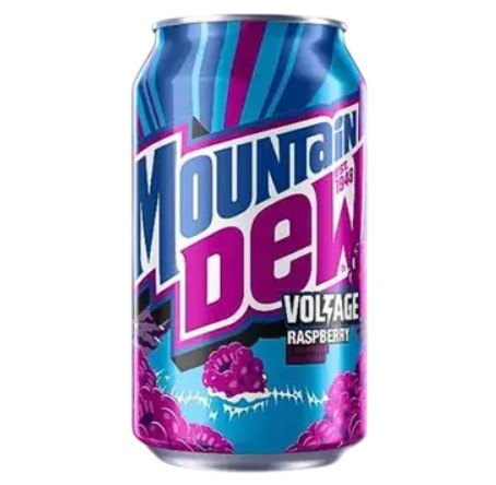 detail Mountain Dew USA 355ml Voltage Raspberry
