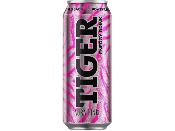 chi tiết Tiger AURA Pink 500ml