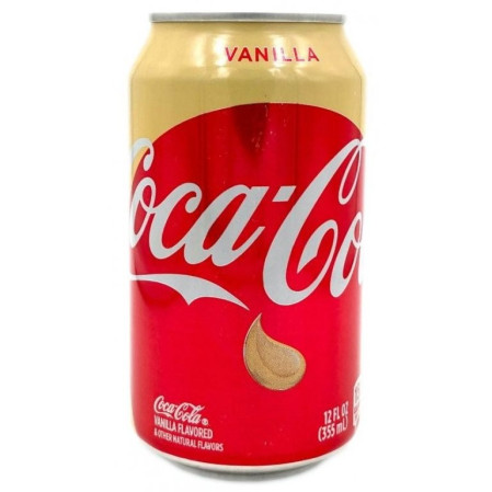 detail Coca USA 355ml Vanila