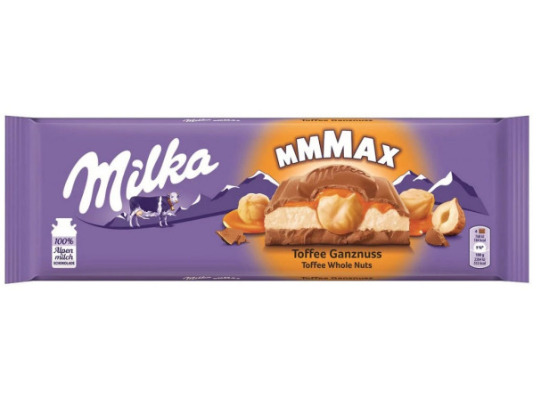chi tiết Milka 300g Toffee Wholenut