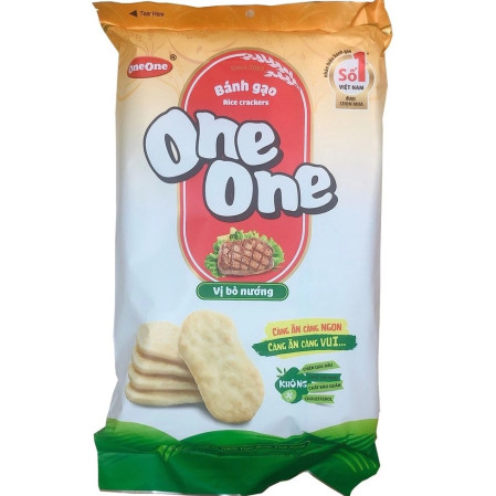 detail One One banh gao vi bo nuong 150g