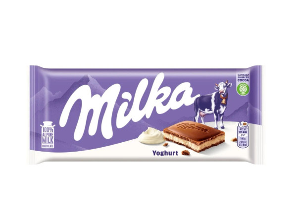 chi tiết Milka 100g Yoghurt