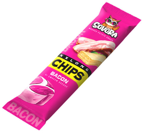 chi tiết Sovora Long Chips 70g Bacon