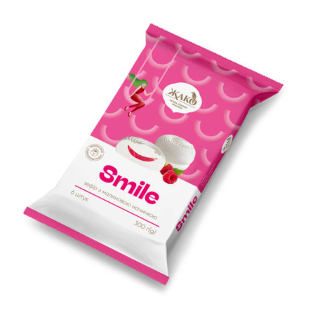 detail Smile Zefír 300g malinovou