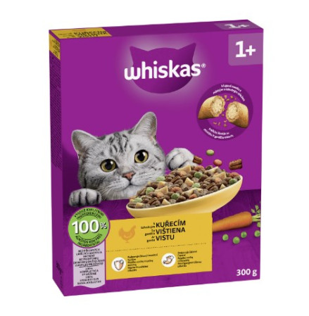 detail Whiskas gran 300g Kuřecí - 6ks/kart