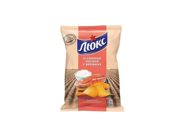 chi tiết LUX Bramborové chipsy Losos v smetaně 125g