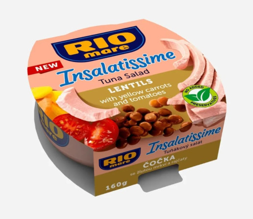 detail Rio Mare Insalatissime 160g Čočkou
